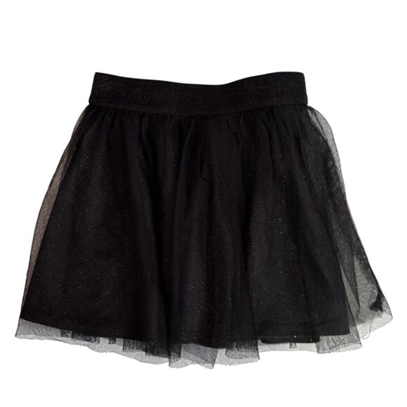 2 Pieces Art Class Black Sparkle Tutu Tule Skirt & Old Navy Polka Dot Skirt - Picture 4 of 12